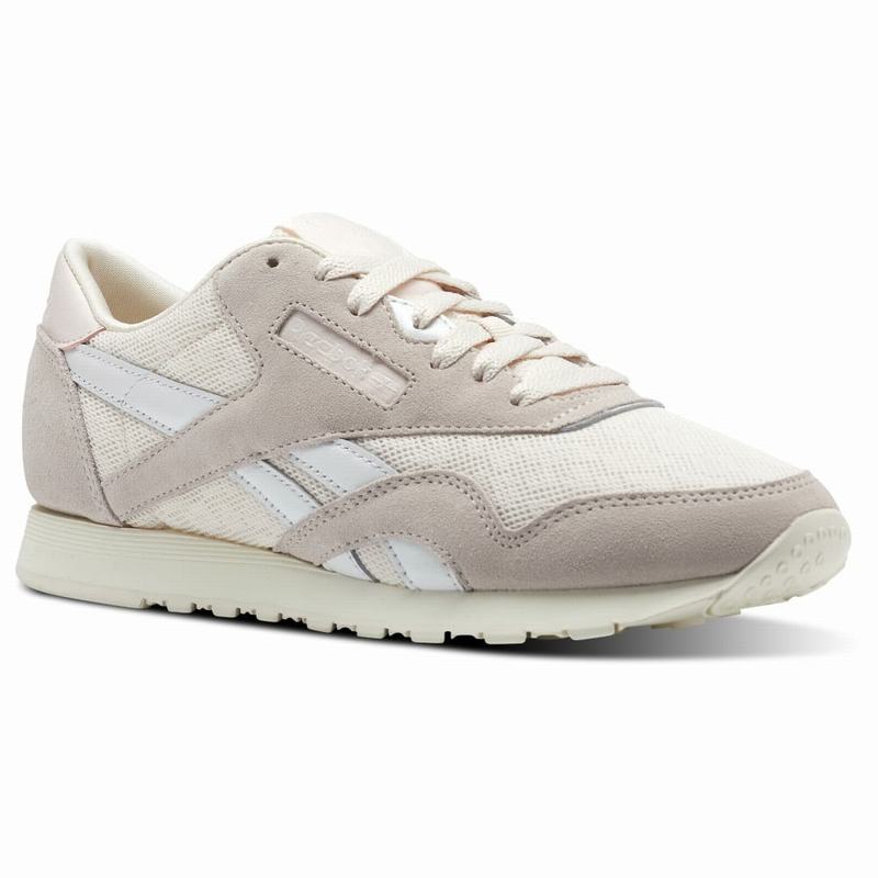 Reebok Classic Nylon Cold Pastel Tenisky Damske - Ruzove/Biele LO3077AZ